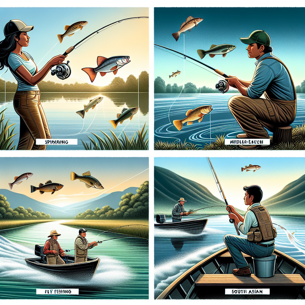 Verschiedene Angeltechniken